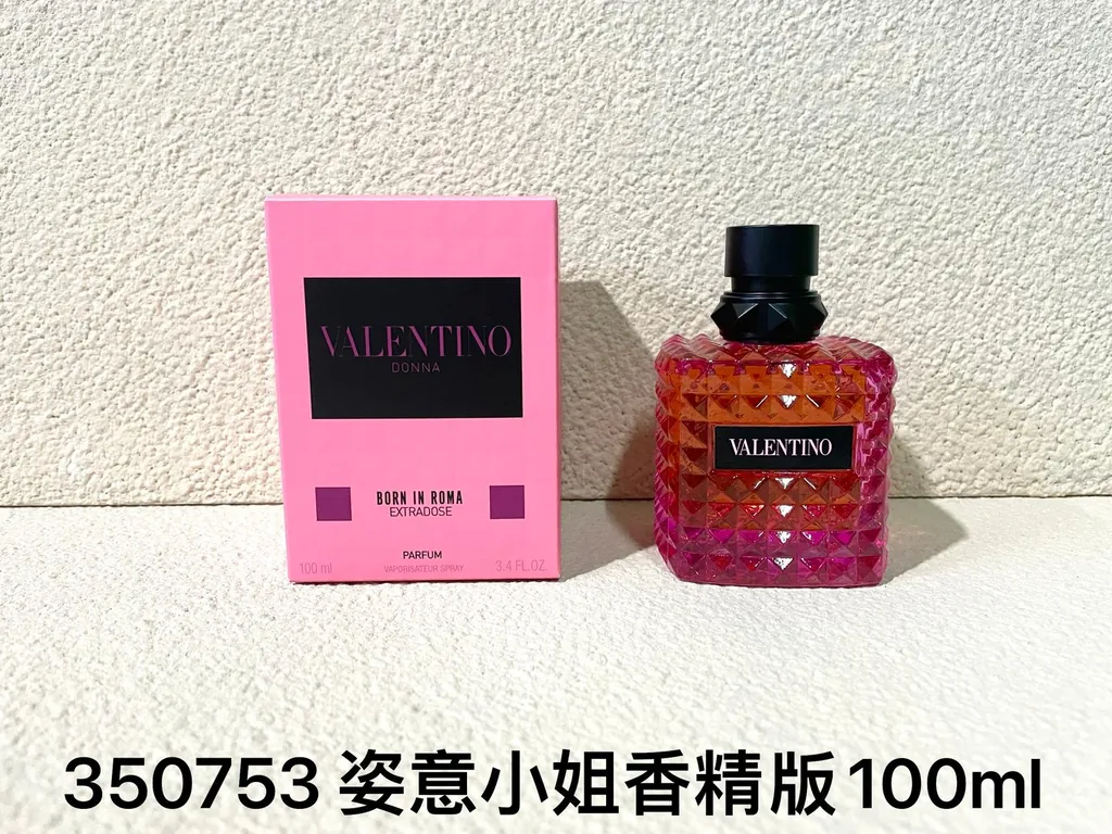 Valentino Donna Born in Roma Extra Dose — 100ml — US-313 — Catalogue name: Valentino Donna Born in Roma Extra Dose — Capacity shown: 100ml