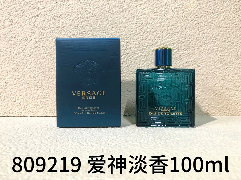 Versace Eros Eau de Toilette — 100ml — US-385 — Catalogue name: Versace Eros Eau de Toilette — Capacity shown: 100ml