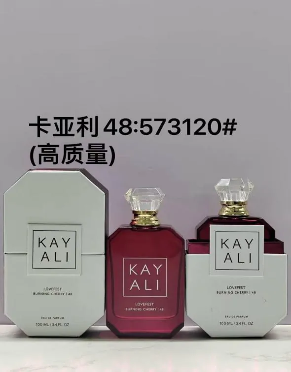 Kayali Lovefest Burning Cherry | 48 EDP — 100ml — US-522 — Catalogue name: Kayali Lovefest Burning Cherry | 48 EDP — Capacity shown: 100ml