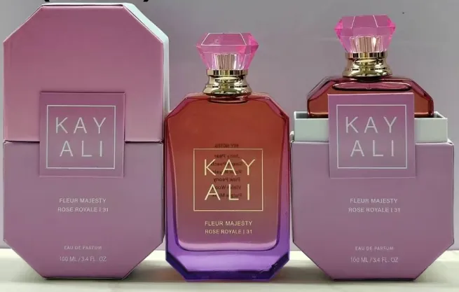 Kayali Fleur Majesty Rose Royale | 31 EDP — 100ml — US-533 — Catalogue name: Kayali Fleur Majesty Rose Royale | 31 EDP — Capacity shown: 100ml