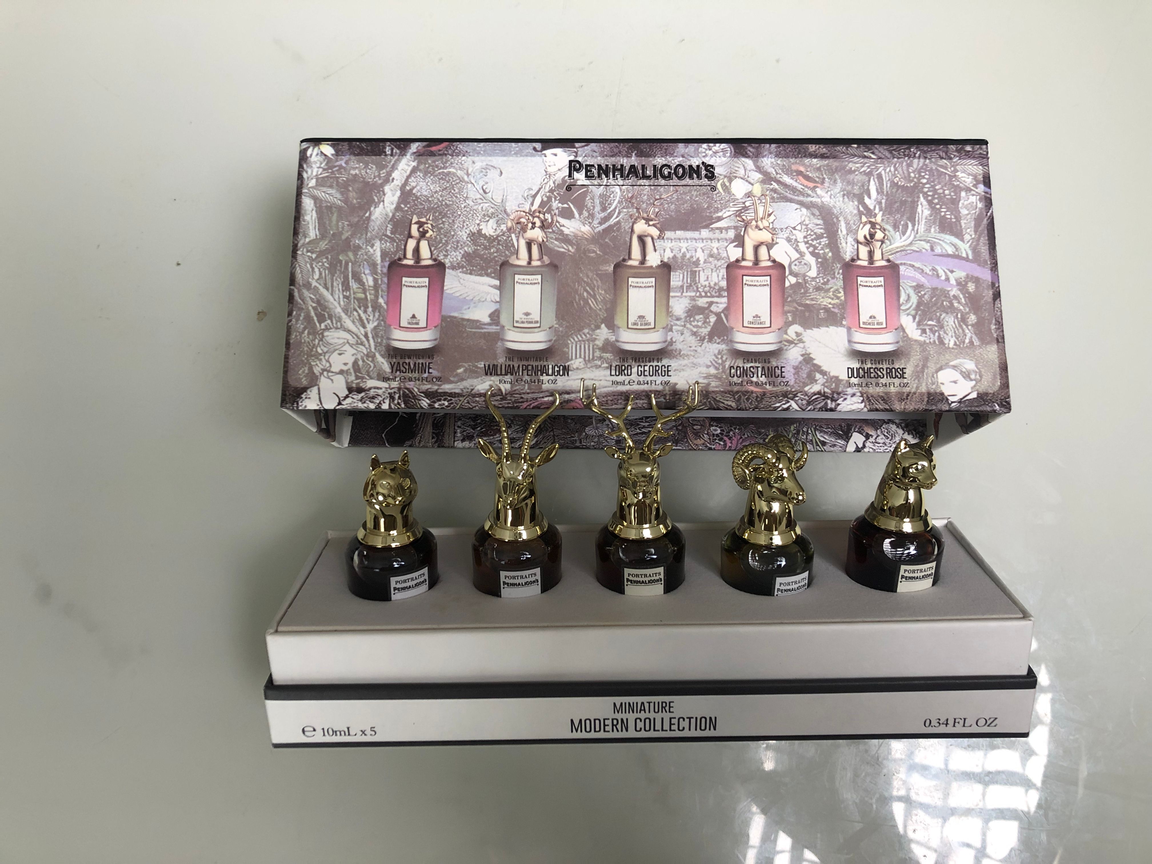 Gift-set product photo — US-272 — Catalogue name: Penhaligon's Portraits 5-Piece Mini Perfume Gift Set(Version A) — Capacity shown: 10ml × 5