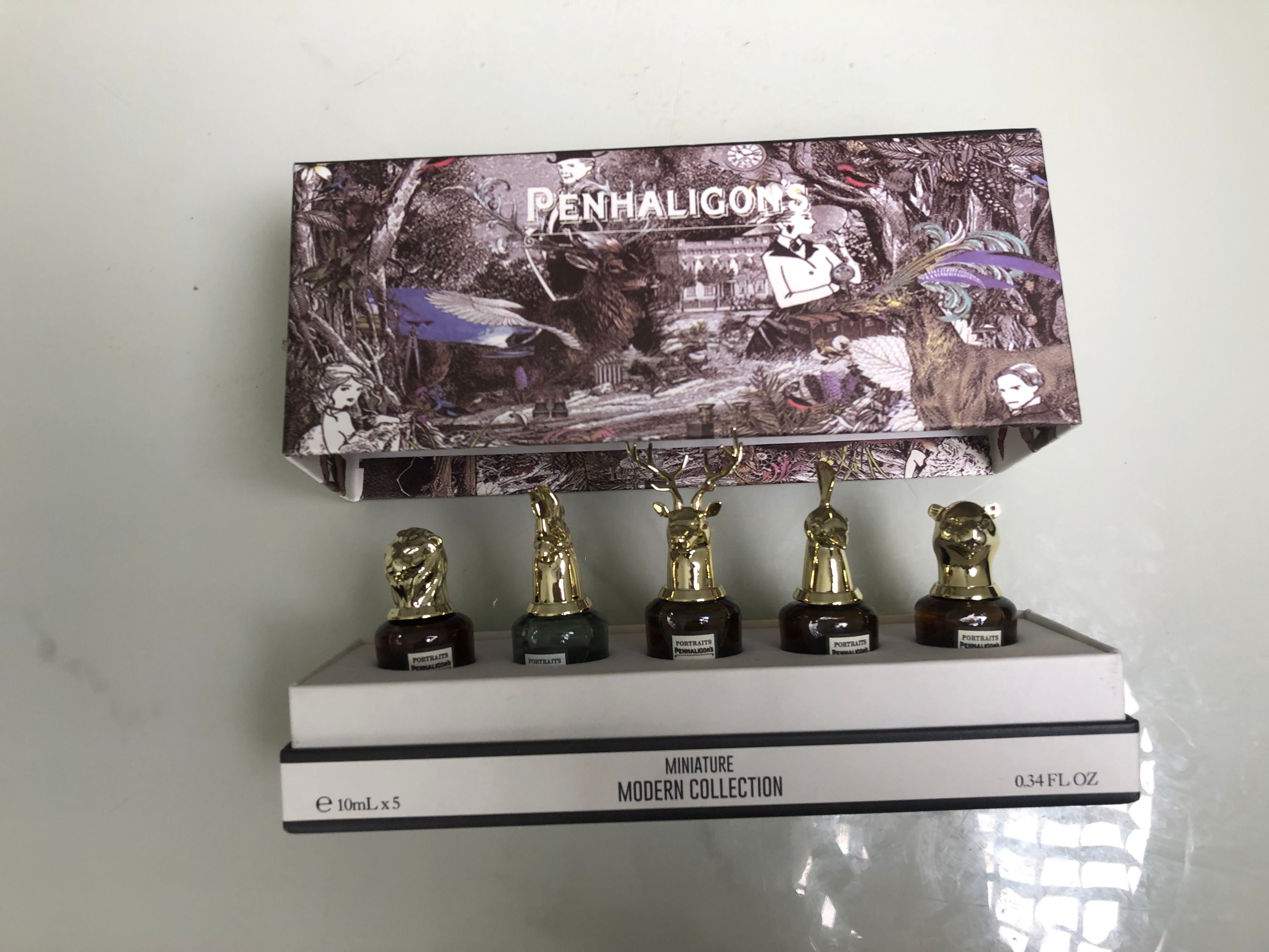 Gift-set product photo — US-273 — Catalogue name: Penhaligon's Portraits 5-Piece Mini Perfume Gift Set(Version B) — Capacity shown: 10ml × 5